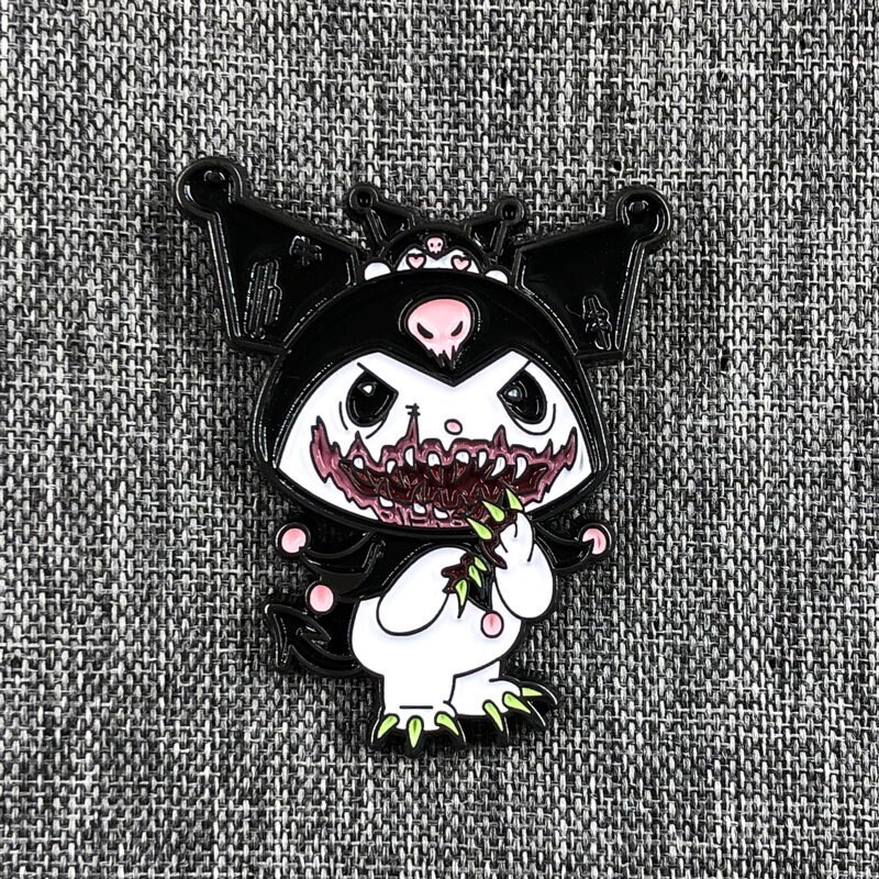 Demon Kuromi Enamel Pin - Lapel Pin and similar items