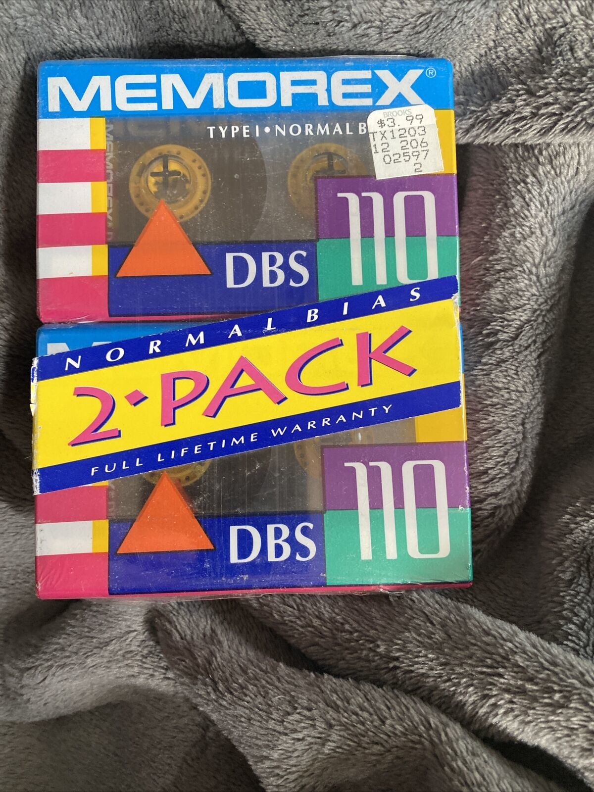 Memorex DBS Normal Bias 60 min Audio Cassette DBS110 Normal Bias 2 PACK