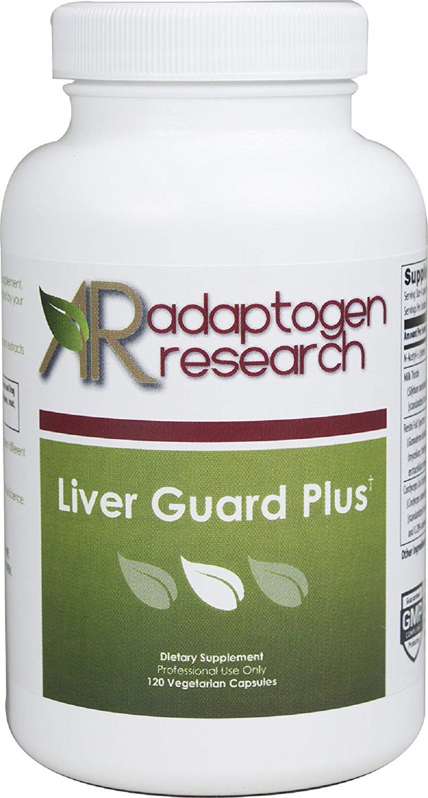 Adaptogen Research Liver Guard Plus Liver Support Cleanse Detox 120