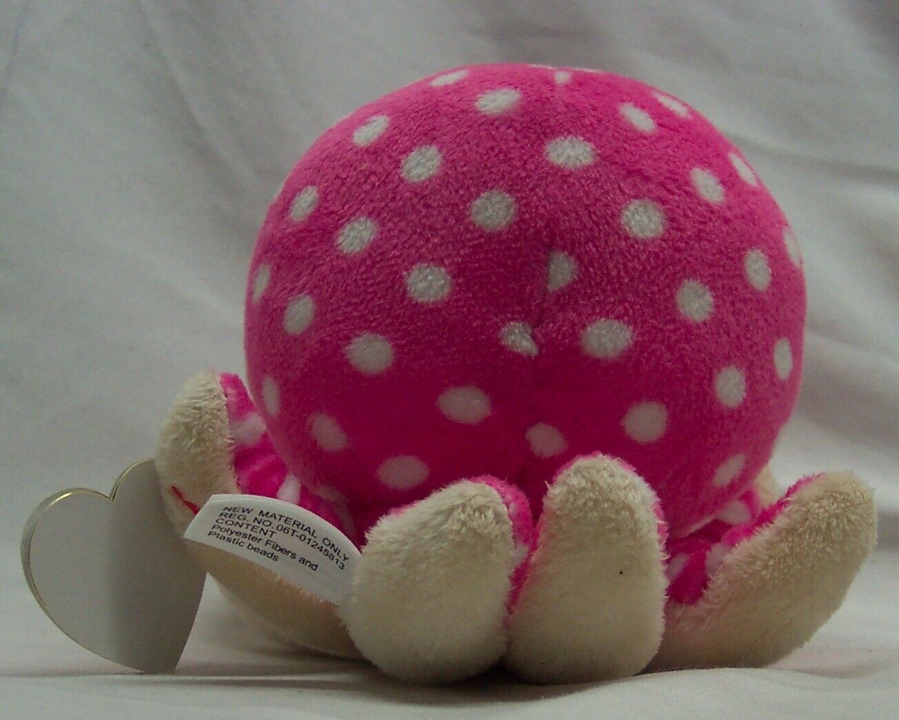 TY Beanie Boo Buddy - Ollie Il Polpo, Peluche 10 Cm Con Occhi Lucidi, Morbido E Coccoloso