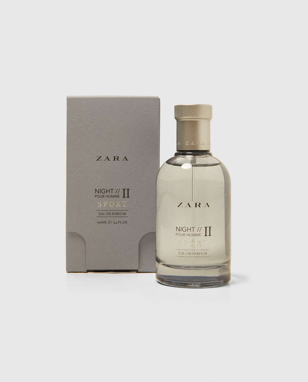 ZARA MEN FRAGRANCES NIGHT II POUR HOMME SPORT EAU DE PARFUM 100 ML