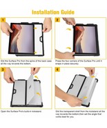 Microsoft Surface Pro 7/Pro 6 Case Drop Protection Folio Hard Cover Fros... - $68.00