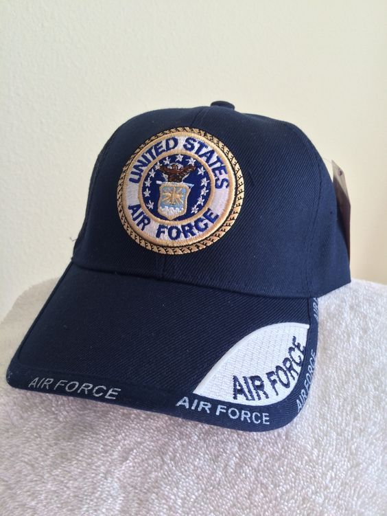 US Air Force Seal and Shadow on Blue Ball cap - Air Force