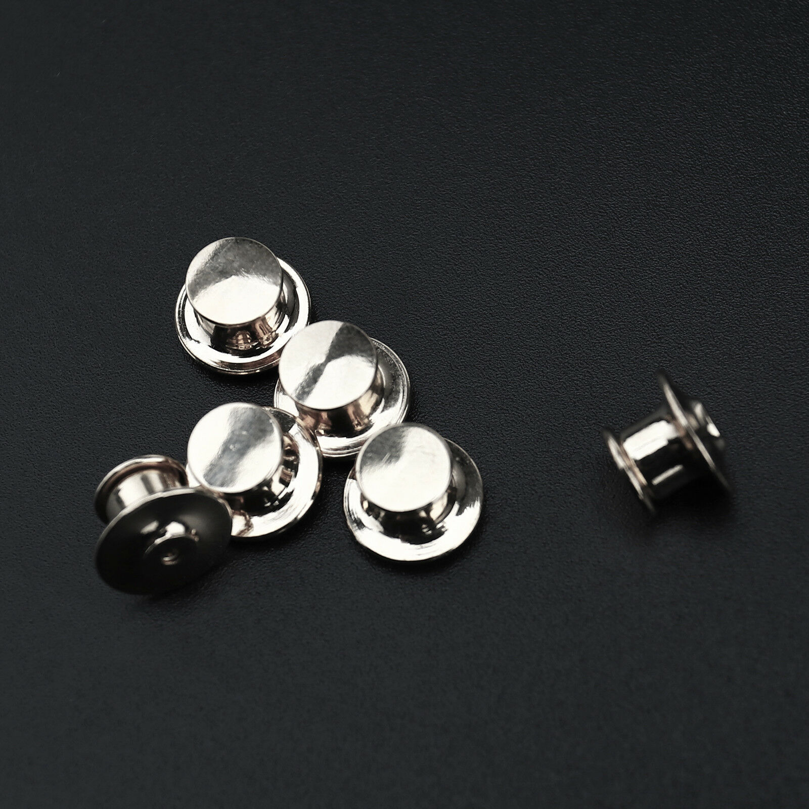 Silver/Gold Locking Pin Badge Backs No Tools needed 10 or 20 Pack Pin