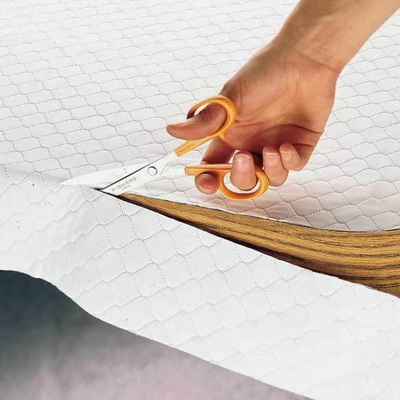 White Quilted Flannel Dining Table Pad Protector 52 x120 New US seller