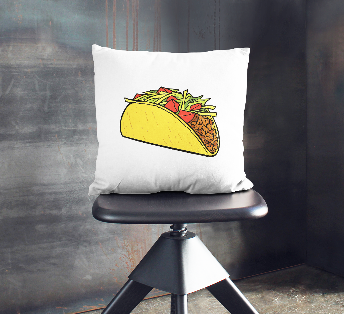 taco plush pillow