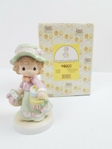 2000 PRECIOUS MOMENTS #737550 "Sure Could Use Less Hustle and Bustle" With Box - $19.75