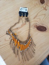 1071 Gold W/ Orange Beads New)( - $8.58