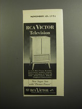 1951 RCA Victor Kendall Television Advertisement - $14.99
