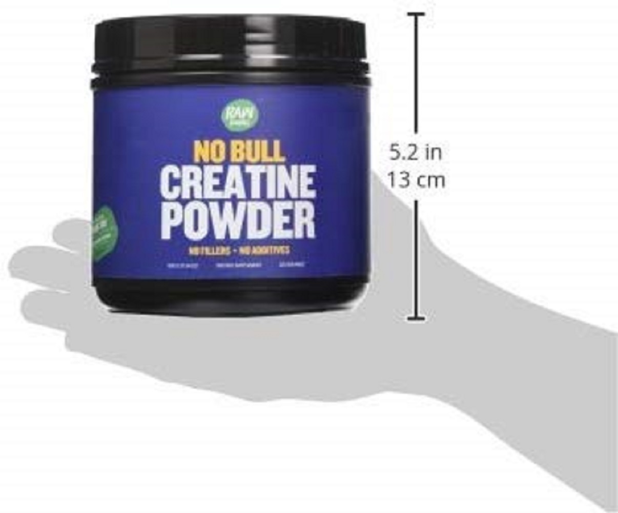 Raw Barrel’s - Pure Creatine Monohydrate Powder - 500g Unflavored and Micronized