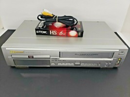 Emerson EWD2202 DVD VCR Combo Video Cassette Recorder No Remote -SEE VIDEO - $59.39