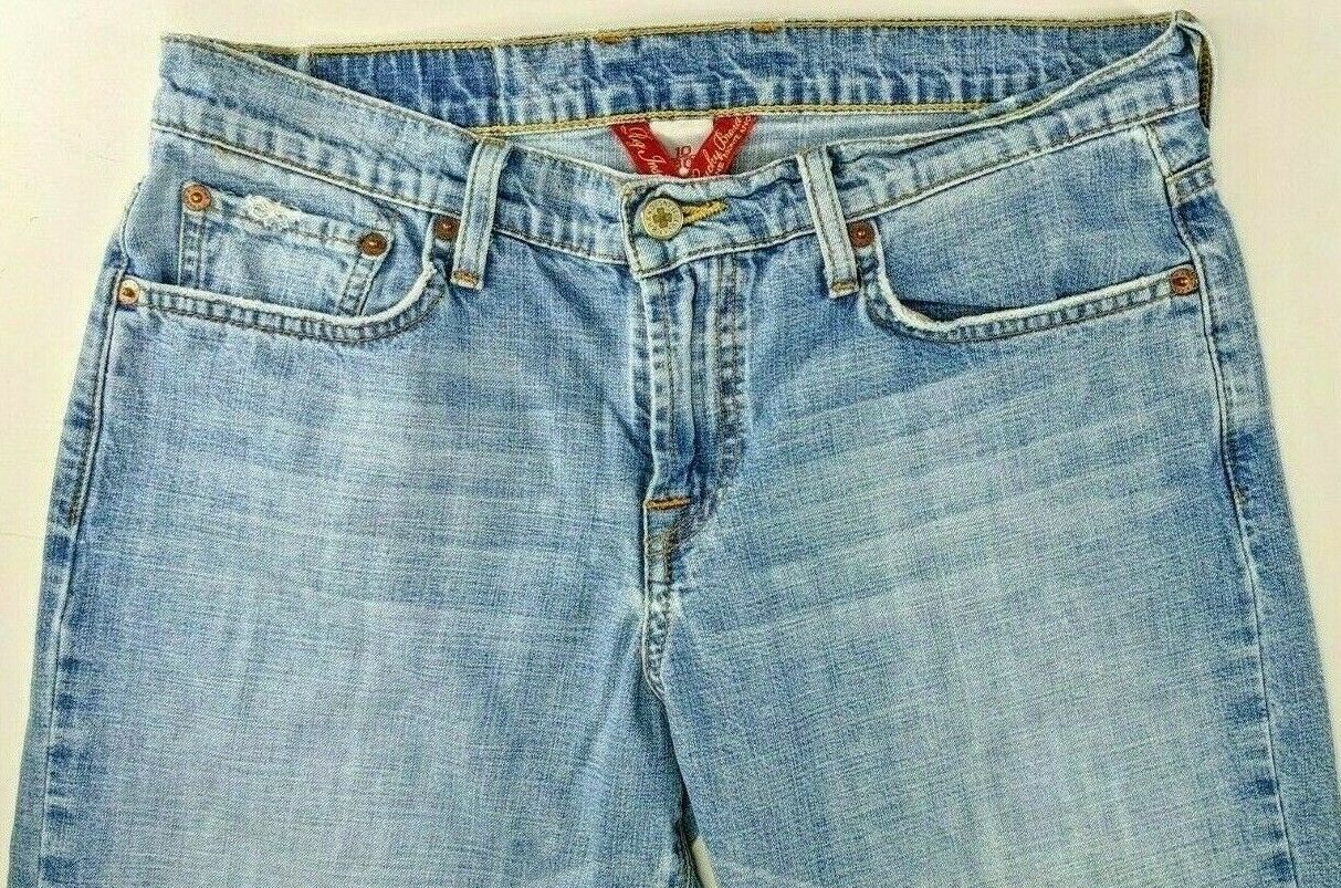 Primary image for Lucky Brand Dungarees by Gene Montesano Denim Boyfriend Jeans Size 10/30