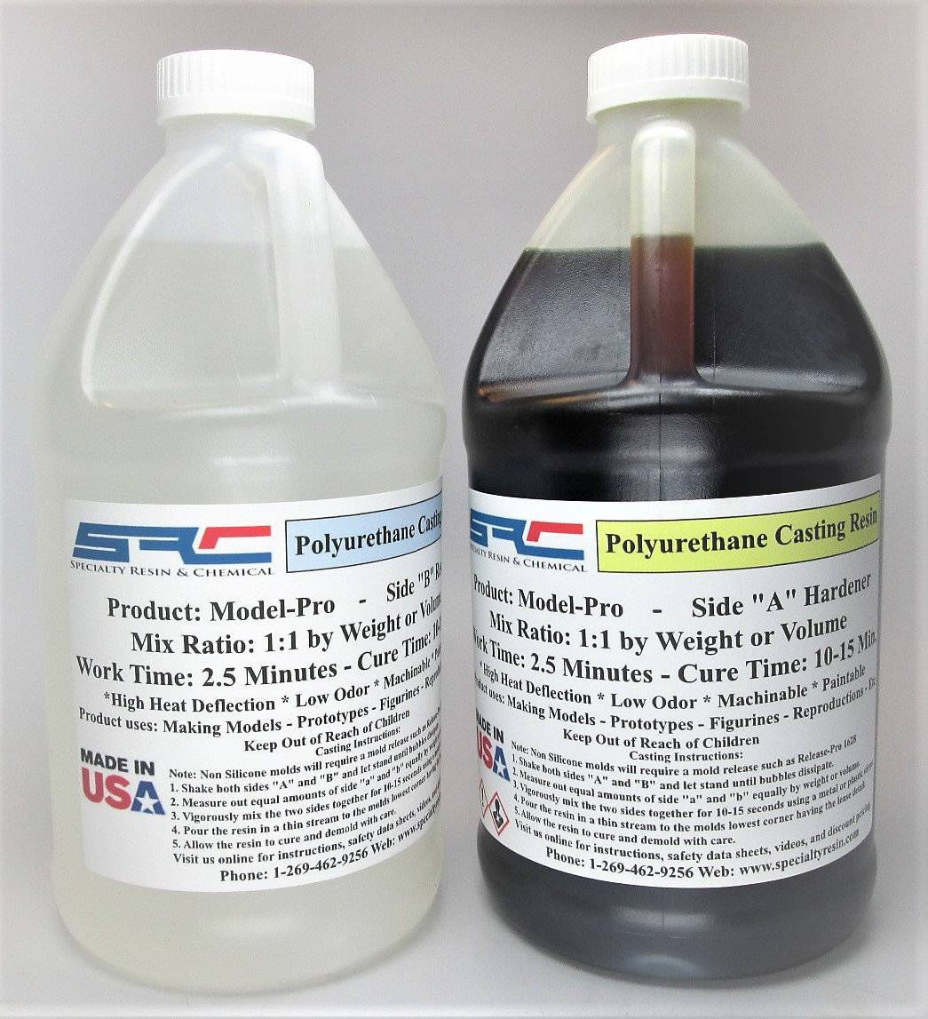 CASTING RESIN Liquid Plastic Polyurethane (1 Gallon Kit) Resin Craft