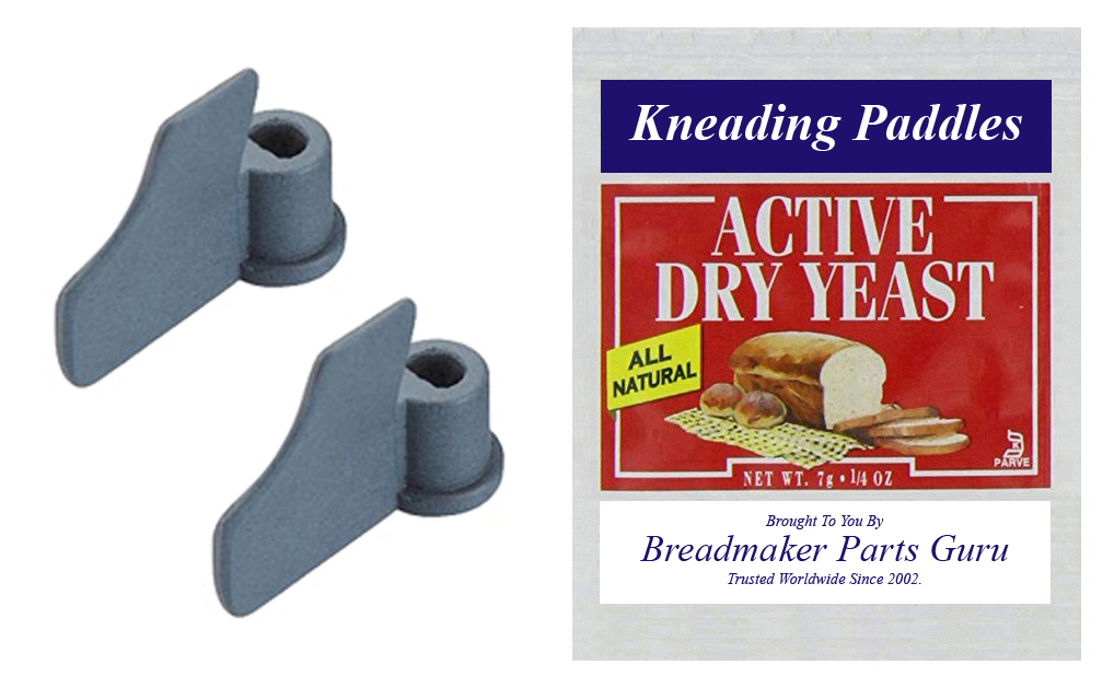 Kneading Paddles Fits Welbilt Model ABM1L23 DualLoaf Bread Machine