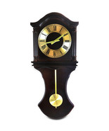 Bedford Clock Collection 27.5 Inch Wall Clock with Pendulum and Chimes i... - $117.01