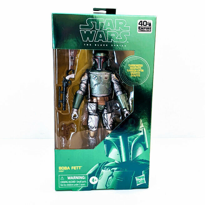 hasbro star wars the black series carbonized metallic boba fett action figure