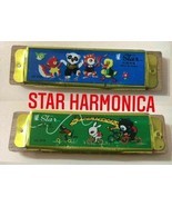 VINTAGE chinese Star Harmonica Kids Musical Instrument Toy Music-Circus ... - $14.85