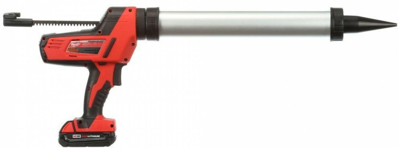 Milwaukee Caulk Adhesive Gun Kit 20 oz. 18Volt LithiumIon Aluminum