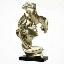 LOVERS Nordic Abstract Modern Home Décor Romantic Figurine Sculpture Statue - £45.63 GBP