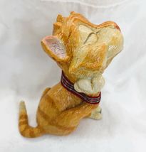 Little Paws Cat Figurine Marmalade Sculpted Pet 347-LP-MAR Ceramistone Tabby image 3