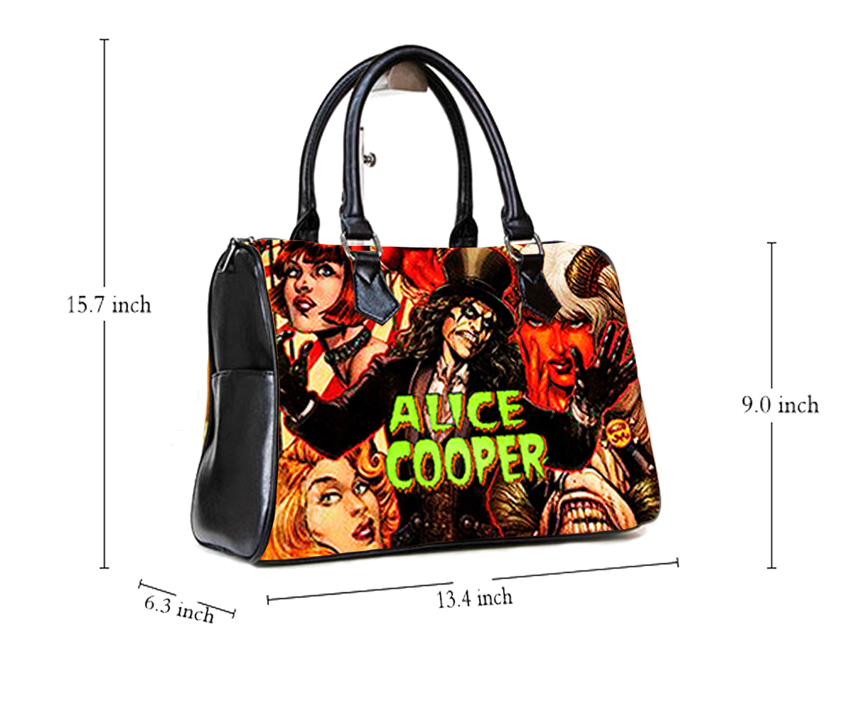 Alice Cooper Tote Bags Women Leather Handbags Purses - Handbags & Purses