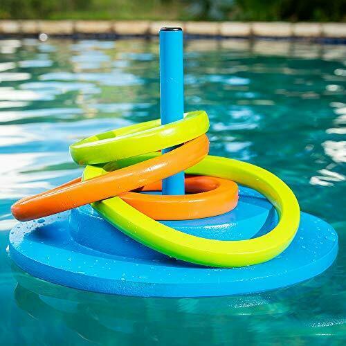 Pool Mate Floating Foam Ring Toss Game for Swimming Pools Inflatable