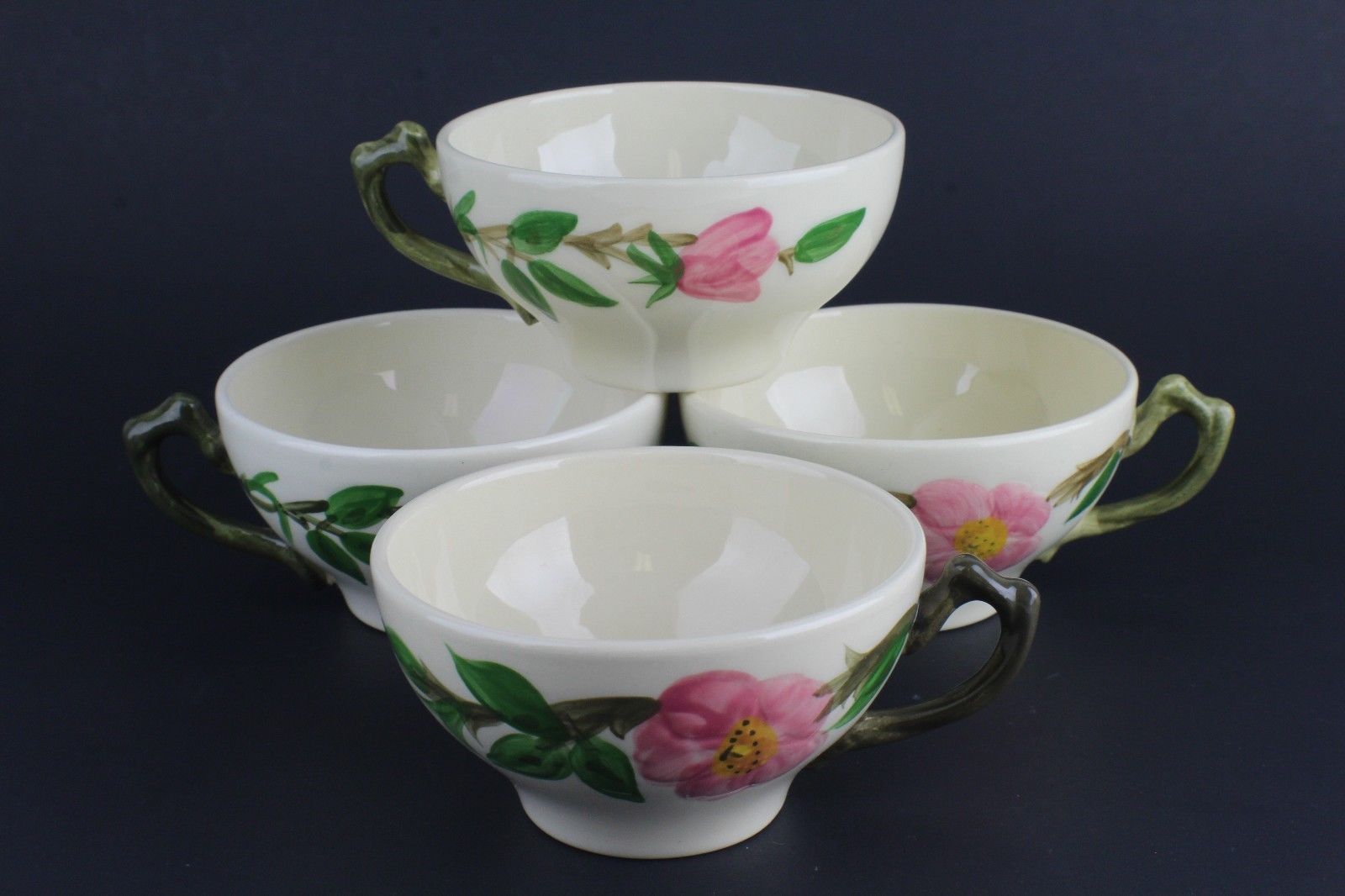 Franciscan China Desert Rose Tea Coffee Cocoa Mug Cup 2 1/4" USA Mark - $31.68