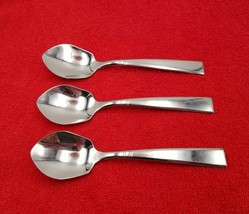 3 Sugar Spoons Paula by Imperial Stainless Flatware Silverware 5 3/4&quot; - $17.81