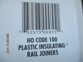 Atlas # 55 Rail Joiners Plast Insulating Code 100. 24 Pieces per Pack (HO) image 3