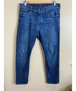 H&amp;M &amp;Denim Jeans Mens 31 Skinny Carrot Dark Wash Denim Blue - $14.89