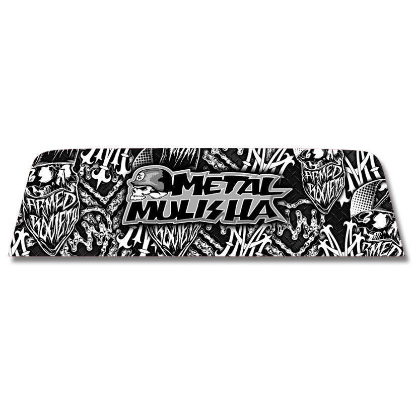 Image of Metal Mulisha 6 - Window Perf Rear Window Graphic Decal Truck suv perf