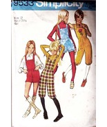 Vintage 1971 Girls&#39; KNICKERS &amp; SHORTS Pattern 9533-s  Size 12 - $12.00