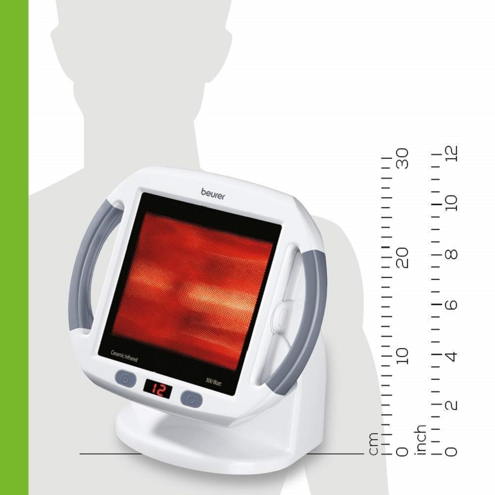 Beurer Infrared Light Heat Lamp Red Light Therapy, Blood Circulation