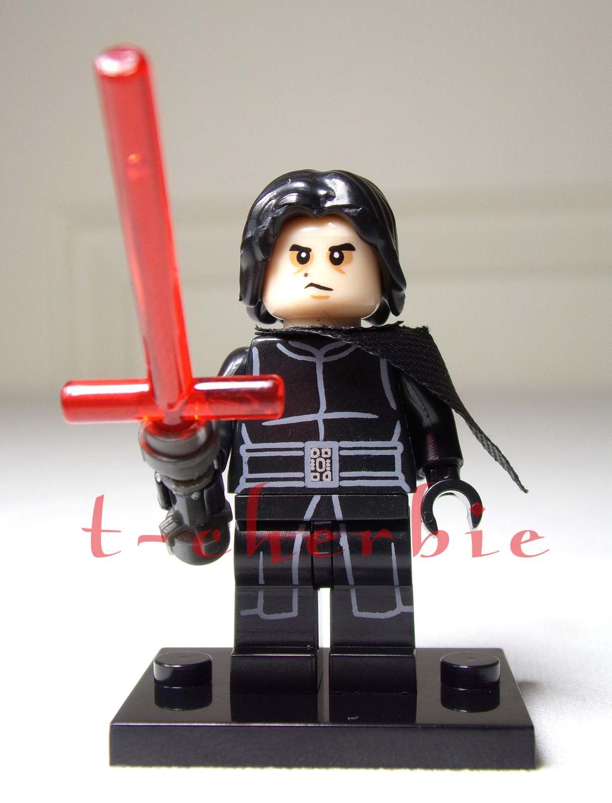 KYLO REN UNMASKED Star Wars Minifigure +Stand The Force Awakens Last Jedi Rise o