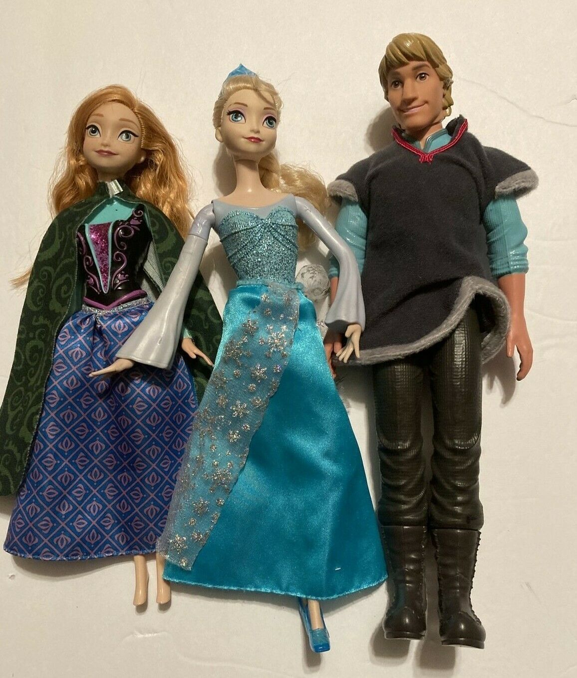 Disney's Frozen Elsa Anna Kristoff Figure Posable 12” Doll - Dolls ...