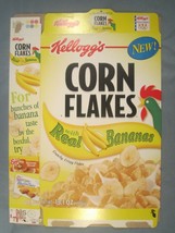2004 Mt Kellogg's Cereal Box Corn Flakes Real Bananas New! [Y155C13a] - $30.72