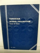 Vintage Whitman Canadian Nickel Collection 1922-Date (1960) No. 9064 Coin Album  - $22.68