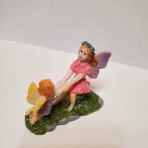 Flower Fairy Garden Set, Fairy House, Miniature Fairy Figurines, Garden Decor image 10