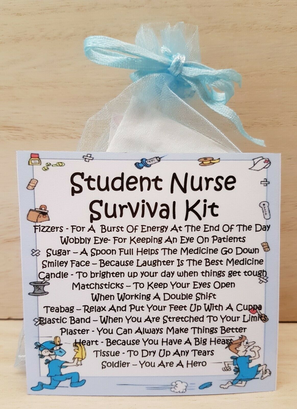 Student Nurse Survival Kit - A Unique Fun Novelty Gift & Keepsake