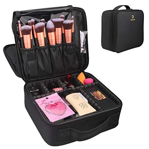Travel Makeup Case,Relavel Makeup Bag Cosmetic Case Train Case ...