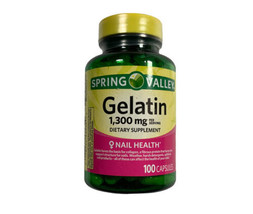 Spring Valley Gelatin 1300mg Capsules  100 Count Exp 5/23 - $190.00