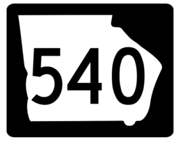 Georgia State Route 540 Sticker R4053 Highway Sign Road Sign Decal - $1.45+