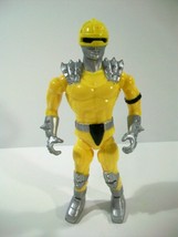 Vintage 1991 Lanard Atomic Yellow Ranger Roller Warriors Action Figure - $11.71