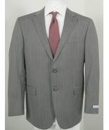NEW $1495 Hickey Freeman Gray Pinstripe Suit!  42 Long  Lindsey Model  U... - $599.99