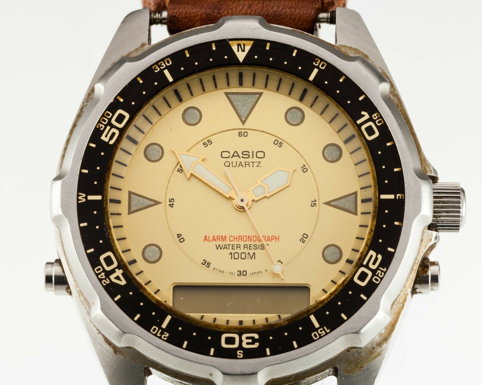 Casio Amw 320c Champagne Dial Mens Watch Also Known As The Arnie