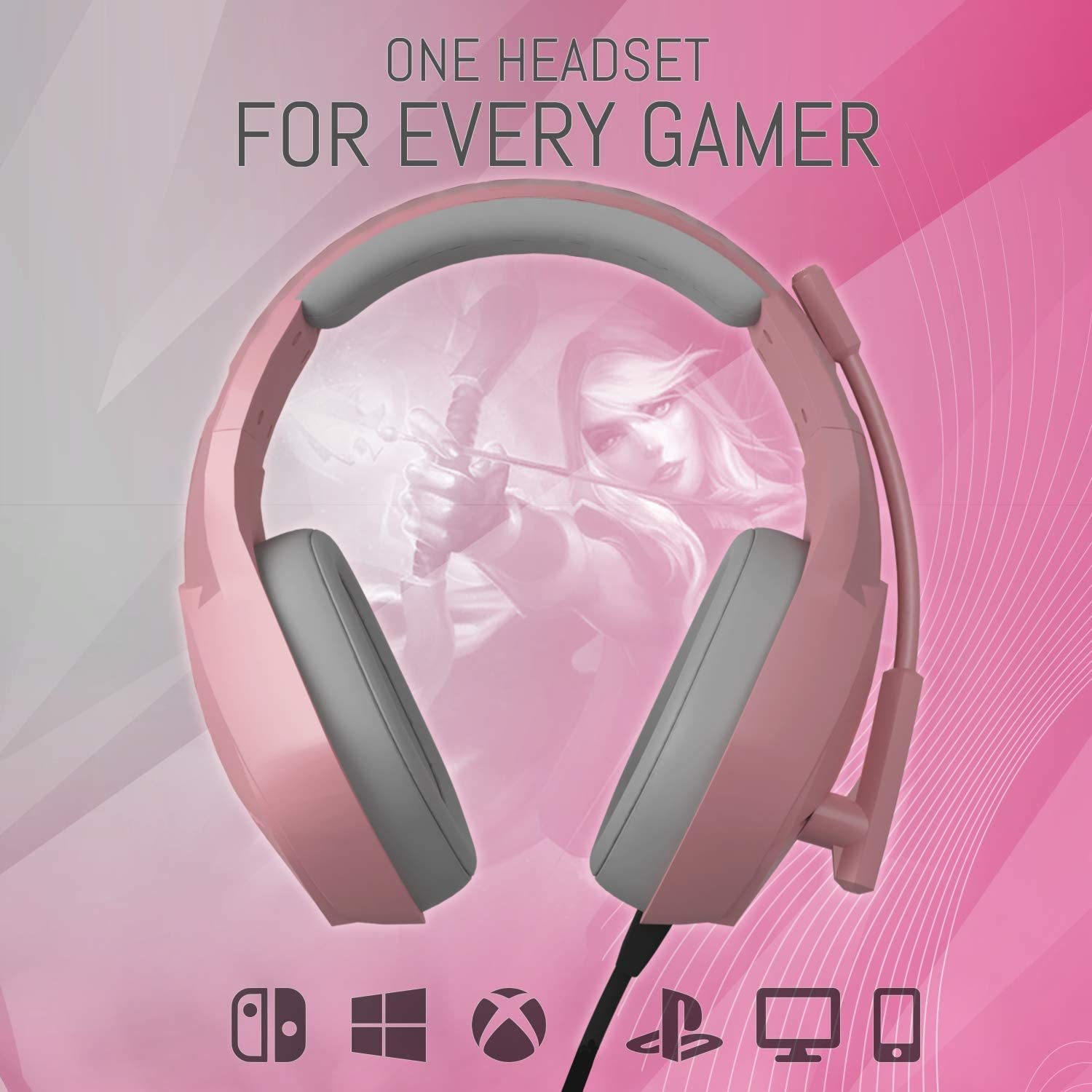 Orzly Gaming Headset (Pink) for PC and and similar items