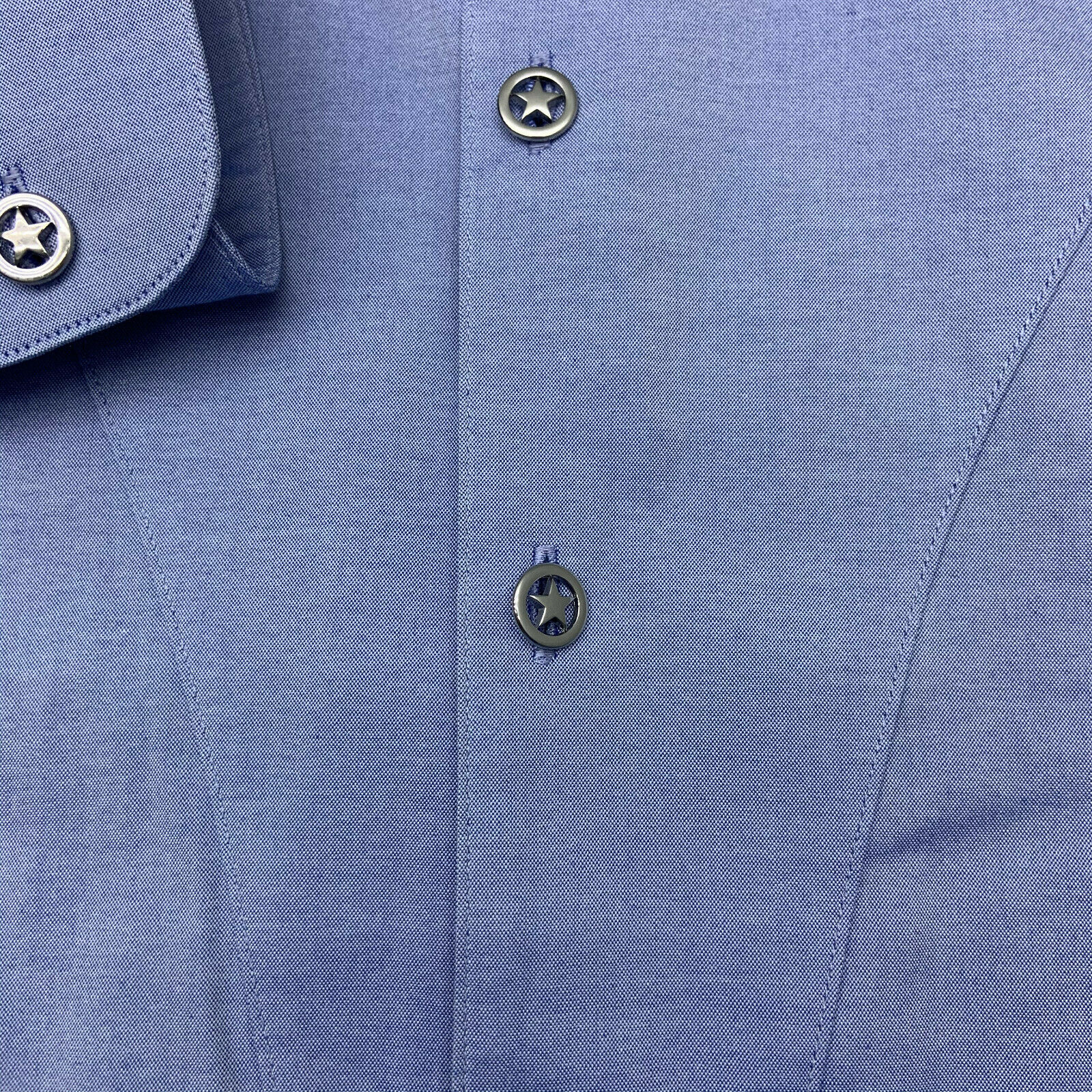 Stubbs Button Up Shirt Mens Medium Blue Western Long Sleeve Casual ...