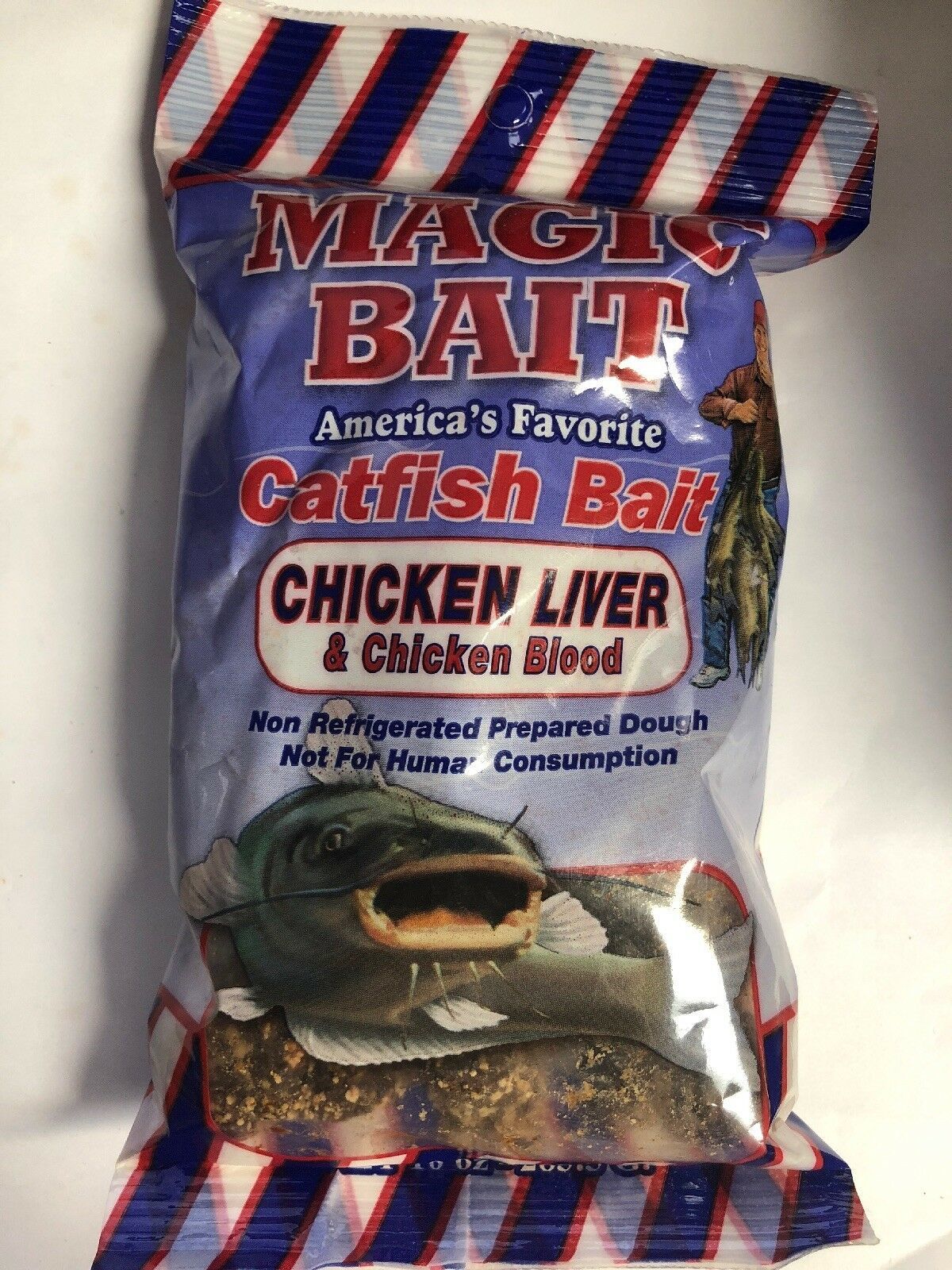 Magic Bait Chicken Liver & Chicken Blood Catfish Bait 10 Oz.RARE