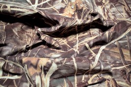 Realtree Camo Advantage Max-4 Vintage Printed Suede Velvet Upholstery Fa... - $29.11