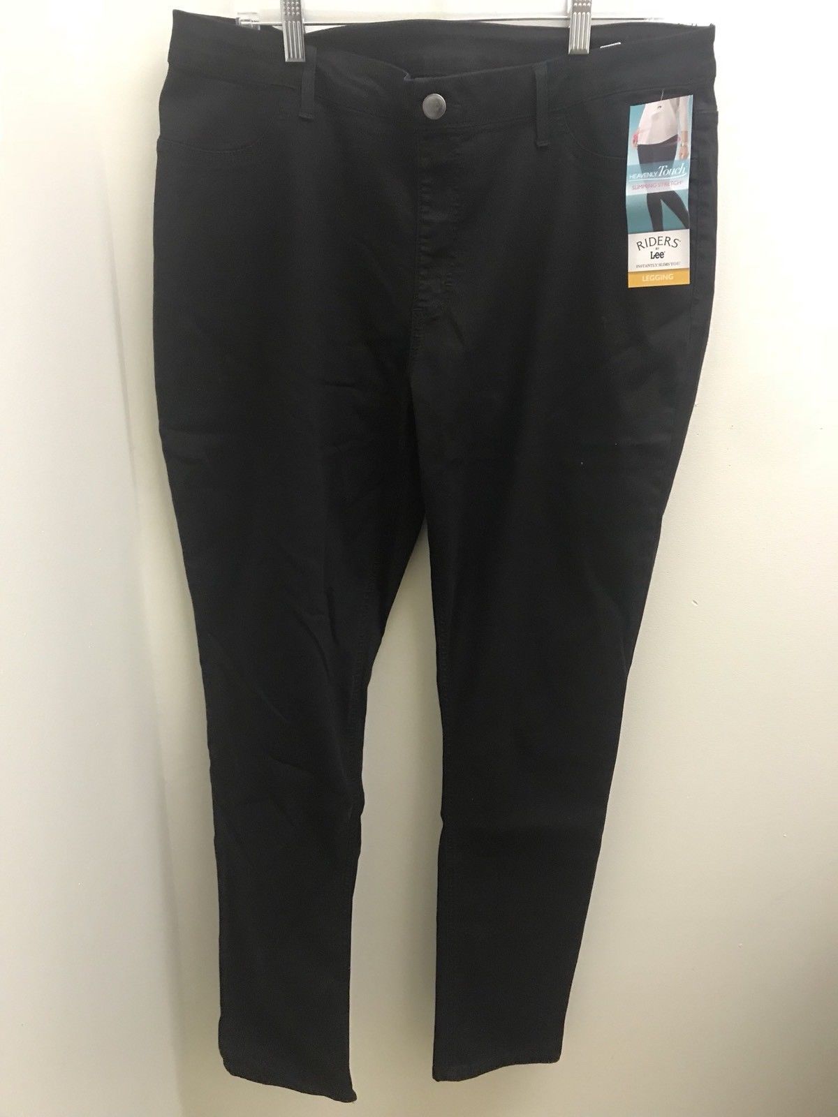 Image of Riders By Lee Slimming Stretch Black Legging Jeans Womens Extra Large NWT